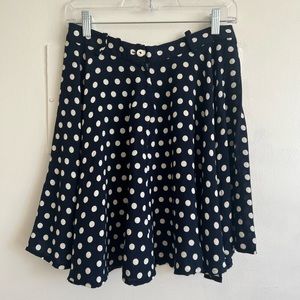 Polka Dot Mini Skirt